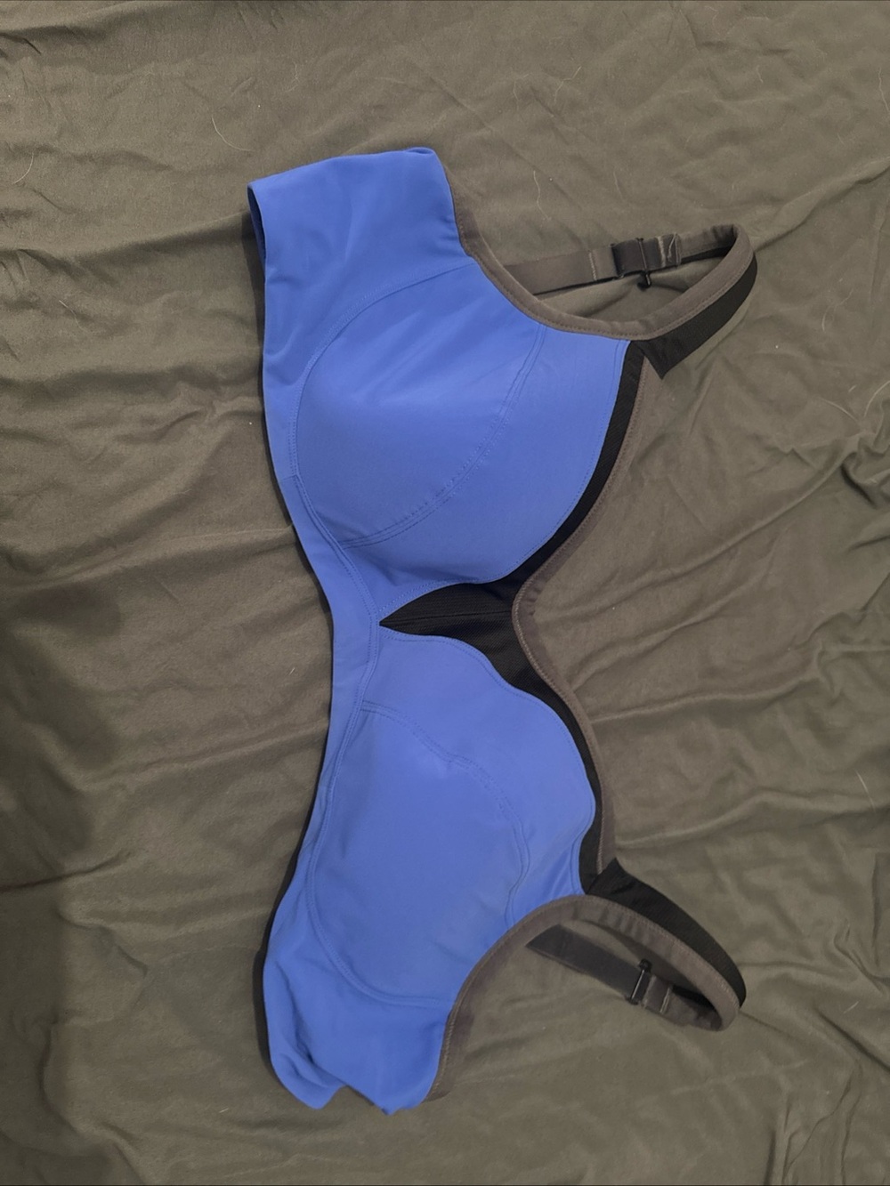 torrid Blue and Black High-Support Sports Bra